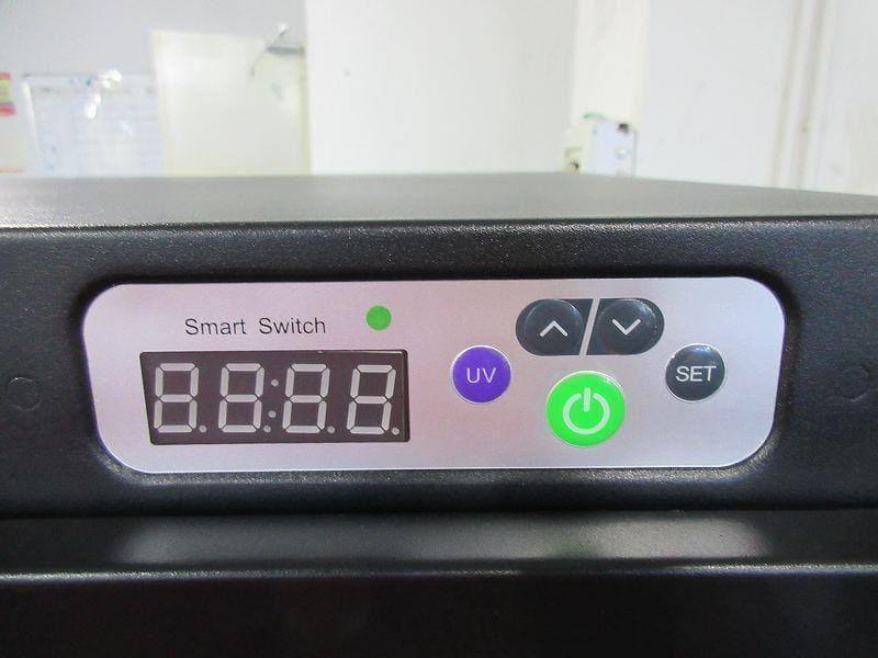 Smart Switch Disinfectant- Has a digital timer you can manually set up with 5 minutes UV Disinfection System inside the cabinet