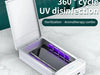 Portable UV Light Box Money Phone Mask Underwear Fast Sterilization UVC Disinfection Light Box Support Wireless Charging UV Sanitizer Box UV Equipment Toking 