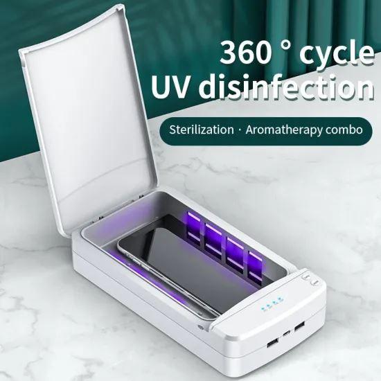 Portable UV Light Box Money Phone Mask Underwear Fast Sterilization UVC Disinfection Light Box Support Wireless Charging UV Sanitizer Box UV Equipment Toking 