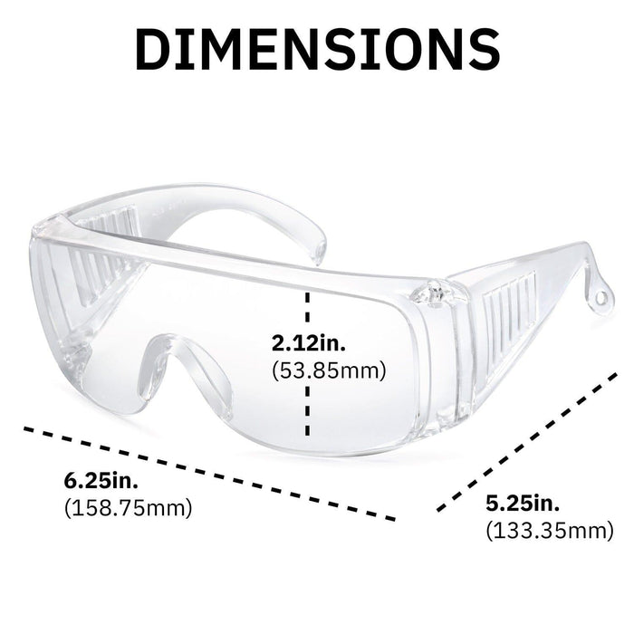 Protective Glasses - Pack of 12 (PG-4A) Face Shield VizoCare 