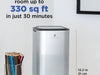 Medify MA-15 is applauded for its compact size, dual Hepa Filter and power packed performance.