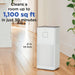 Medify MA-50 Air Purifier with H13 True HEPA Filter with UV | 1100 sq ft Coverage | for Smoke, Smokers, Dust, Odors, Pet Dander 