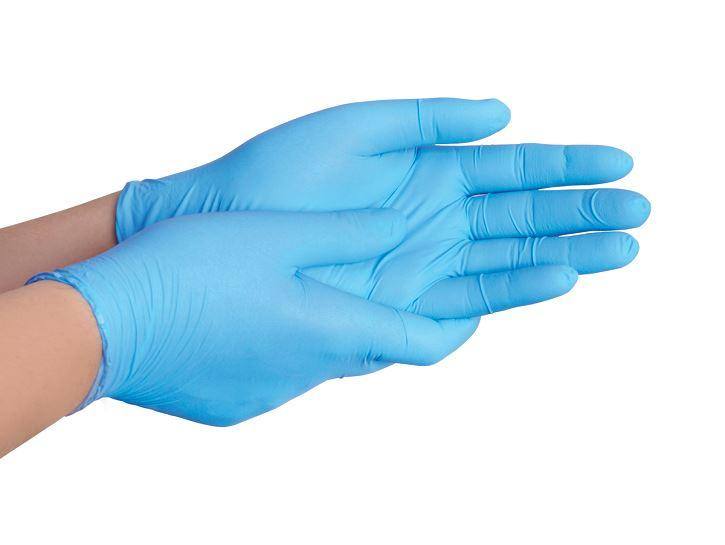 GLOVEWORKS HD Latex, Powder Free, Medical Disposable Gloves, X-Large, Blue,  500/Case
