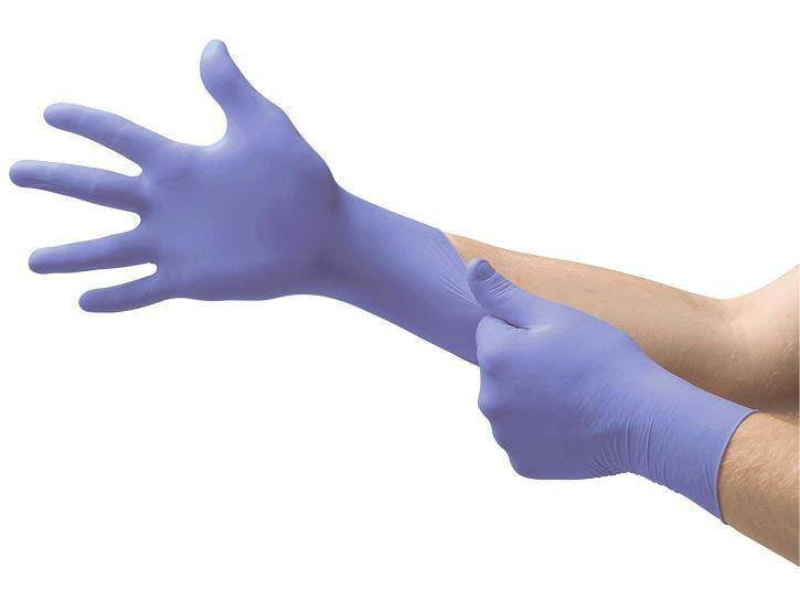 Diamond Violet Blue 3 mil Nitrile Industrial Glove, Case of 1000 pcs. (MG-D23V) Gloves Diamond 