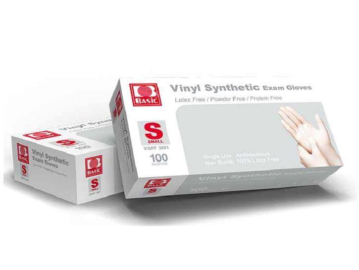 INTCO Clear 3 mil Vinyl Synthetic Exam Powder Free Gloves, Case of 1000 pcs. (MG-I3) Gloves INTCO 
