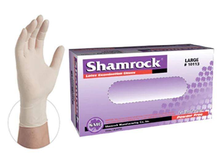 Shamrock Disposable 5 mil Latex Glove, Case of 1000 pcs. (MG-S35) Gloves Shamrock 