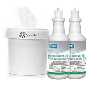 Spilfyter Sanitizing Wipes Kit w/Misco Fresh Breeze Disinfectant (NPS94400BDL3)