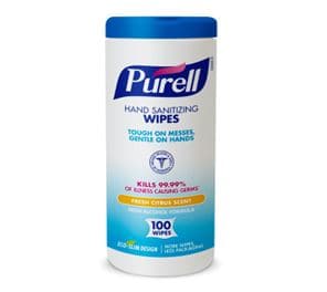 Purell 100ct Non-Linting Hand Wipes Sanitizing wipes Purell 