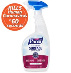 Purell Foodservice Surface Sanitizer Spray 32oz Sanitizers Purell 