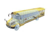 Webasto HFT 300 Vehicle Air Purifier with install kit - install layout on a school bus