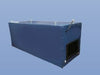 BSE-AIRPRO Ambient Air Cleaner w/ Ionizer and HEPA filtration, Dirty air enters the backside of the collector and is trapped via 3-stage filtration.  This includes a pre-filter pad, a MERV 15 bag filter, and MERV 17 HEPA main filter.