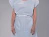 TIDI- CHOICE EXAM GOWNS- PEDIATRIC GOWN, TISSUE/POLY/TISSUE, FRONT OR BACK OPENING- 21" X 36" Tidi 