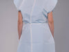 TIDI- CHOICE EXAM GOWNS-POLY/TISSUE; TISSUE INSIDE EMBOSSED TO POLY OUTSIDE, PREVENTS LEAK THROUGH- 30" X 42" Tidi 
