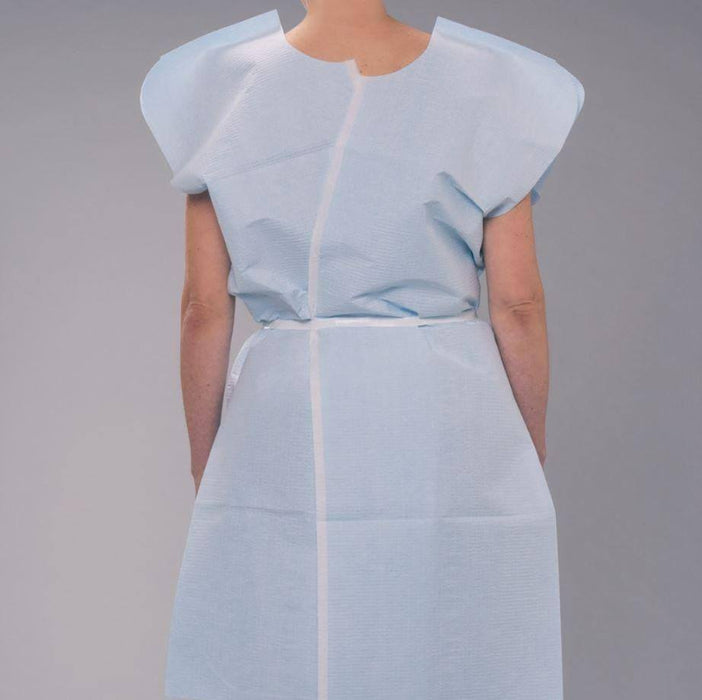 TIDI- CHOICE EXAM GOWNS- PEDIATRIC GOWN, TISSUE/POLY/TISSUE, FRONT OR BACK OPENING- 21" X 36" Tidi 