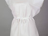 TIDI- CHOICE EXAM GOWNS- EXAM GOWN, TISSUE/POLY/TISSUE, FRONT OR BACK OPENING- 30" X 42" Tidi White 