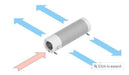 Webasto HFT 300 Vehicle Air Purifier with install kit airflow