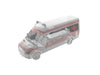 Webasto HFT 300 Vehicle Air Purifier with install kit layout for ambulances