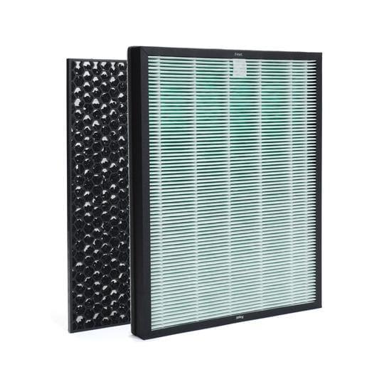 Filter replacement kit includes one (1) BioGS HEPA Filter and one (1) Charcoal based Activated Carbon Filter for the BioGS 2.0 Ultra Quiet Air Purifier (SPA-550A and SPA-625A).