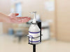 Gallon Pump Bottle Sanitizer Stand - Free Standing (DS-4) -1