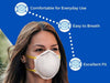 N95 NIOSH Mask - Makrite 9500 - Box of 20 (FM-2) Face Masks Vizocom N95 NIOSH Mask (Makrite 9500) -2