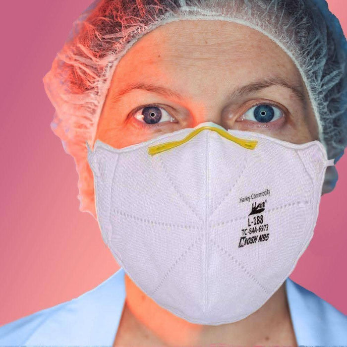 195 Mask N95 NIOSH Mask (Harley L-188) - 20pc (FM-2F) – VizoCare
