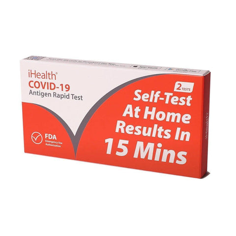 
  
	
    
	
    iHealth Antigen Home Test Kit - Case of 180 Tests (TK-5)