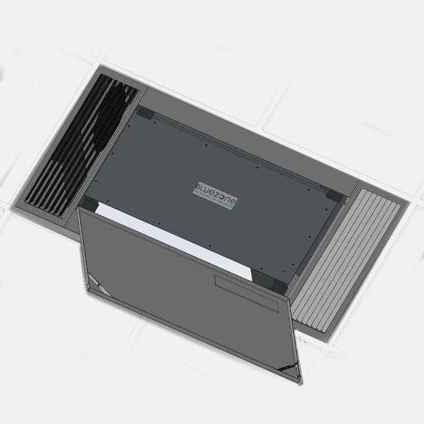 Ceiling Mount Kit replaces 2 x4 drop ceiling panel.