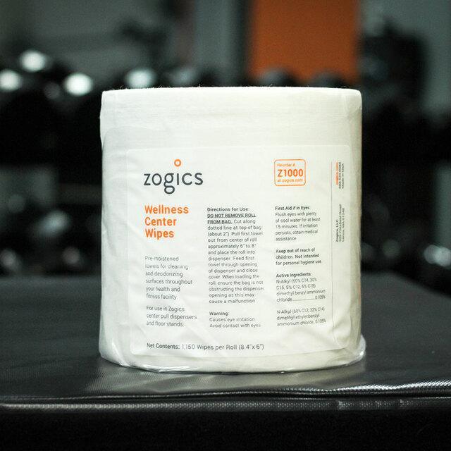 Zogics Wellness Center Wipes (Bulk Roll/Large Format) -2