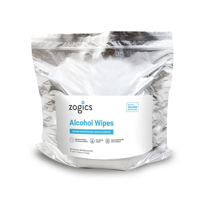 Zogics 75% Alcohol Wipes (Bulk Roll/Large Format)