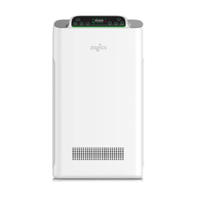 Zogics NSpire H13 HEPA Air Filtration System is sized to treat the air in rooms up to 400 square feet.